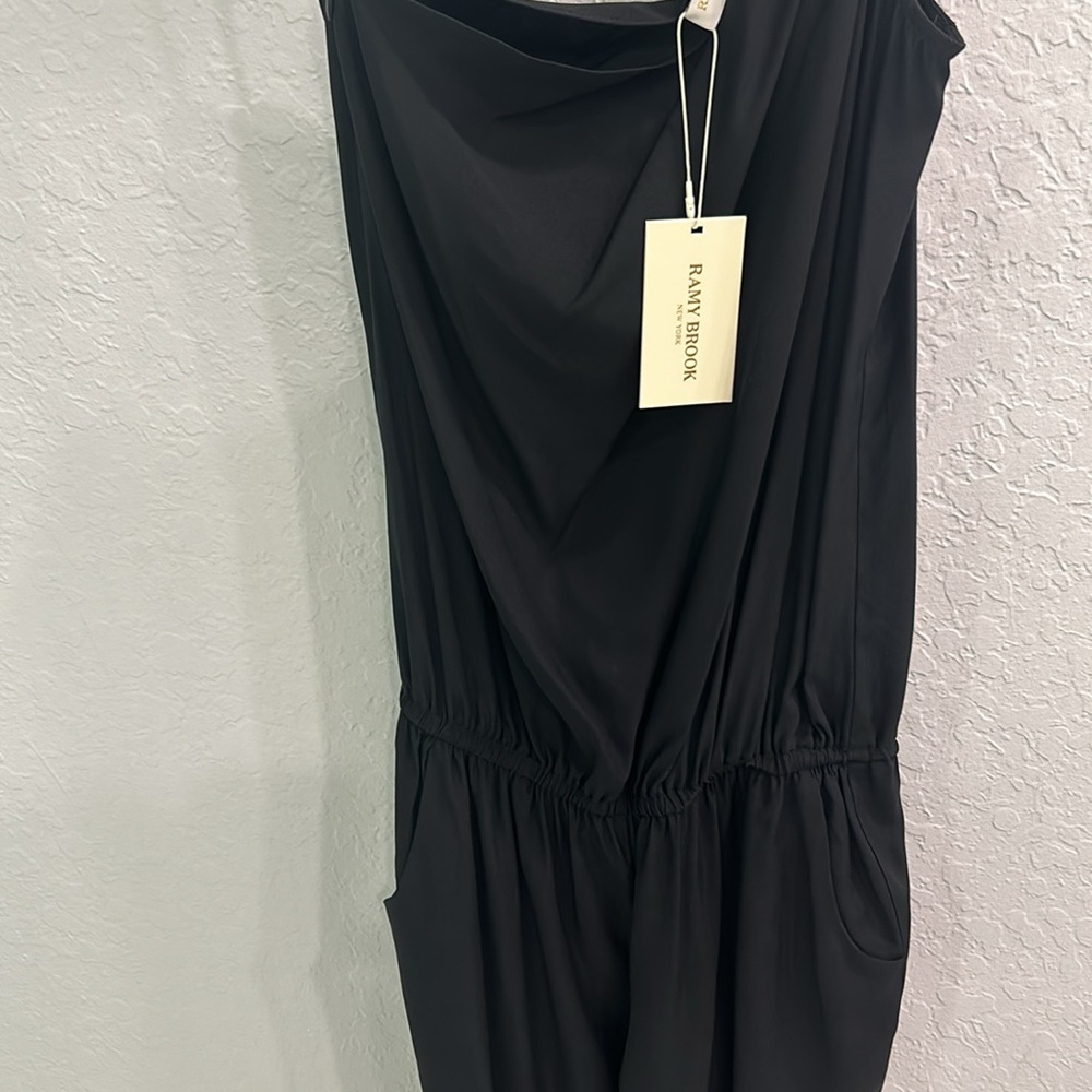 NWT Ramy Brooke one shoulder Lulu jumpsuit - Picture 4 of 6